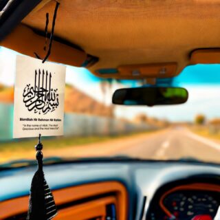 Bismillah Acrylic Car hanger