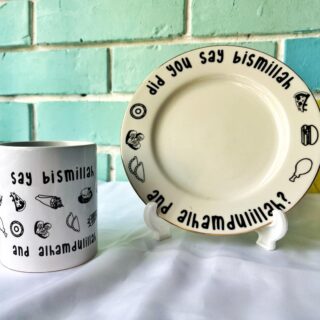 Bismillah Half Plate and Mug combo