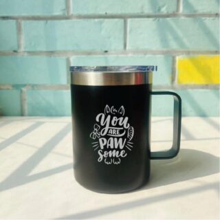 Black Thermal Mug
