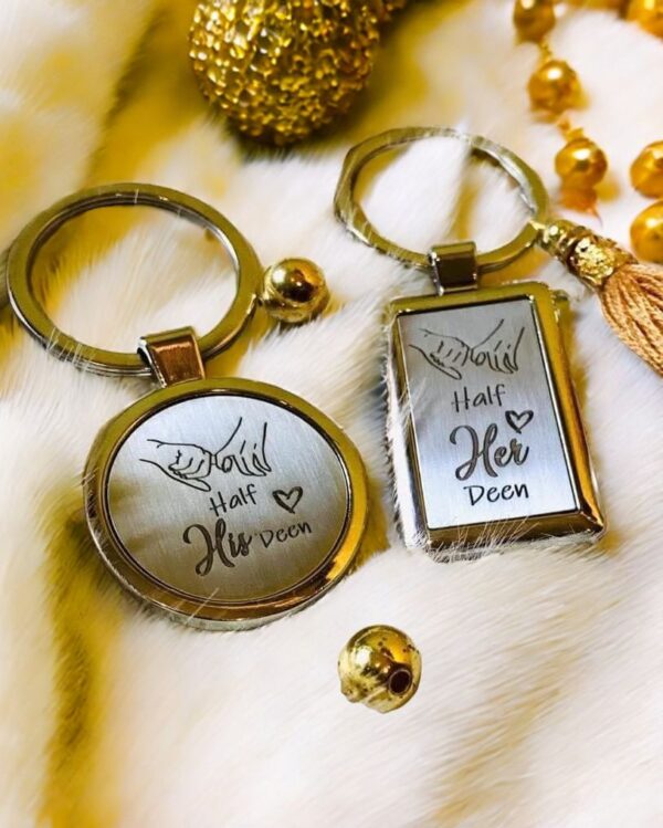 Couple Metal Keyring Set - Image 2