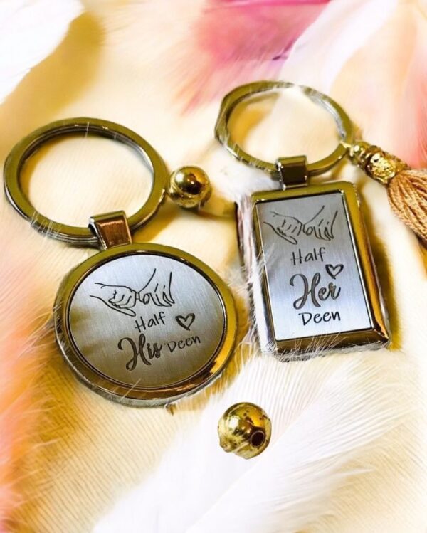 Couple Metal Keyring Set - Image 3