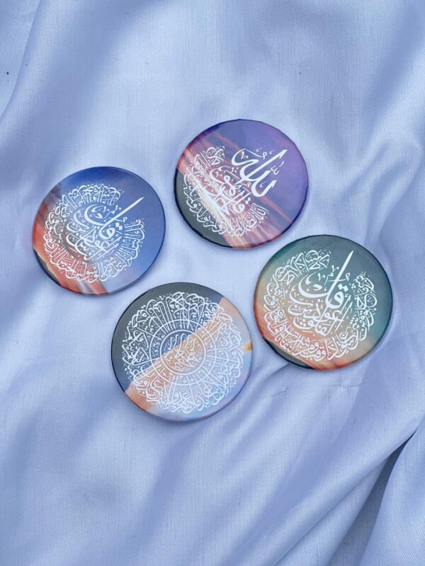 Four Qul Lamication Fridge Magnets