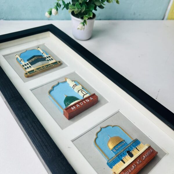 Holy Places Wooden Black Wall Frame - Image 2