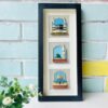 Holy Places Wooden black Wall Frame
