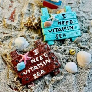I need vitamin sea marble stone fridge magnet