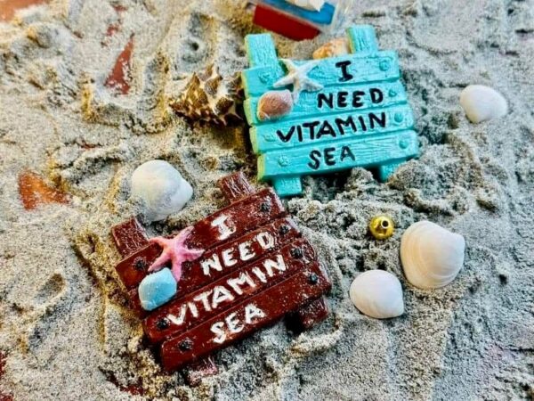 I need vitamin sea marble stone fridge magnet