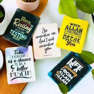 Islamic Quotes Acrylic Fridge Magnet set