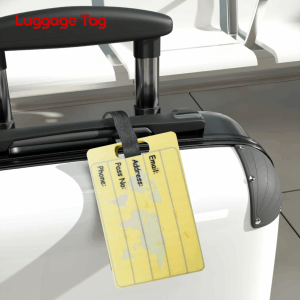 Let's Travel Luggage Tag