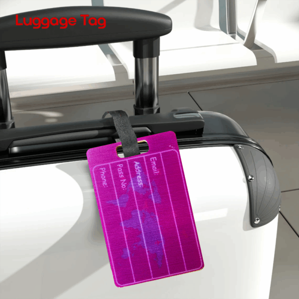 Baitul Mukarram Mosque Luggage Tag - Image 2