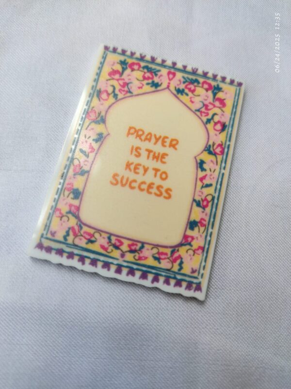 Prayer is the Key to Success Acrylic Fridge Magnet