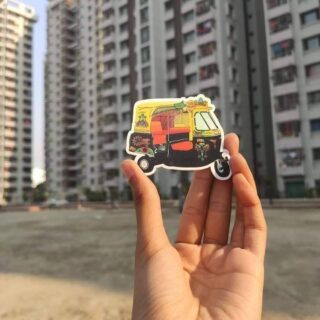 Taxi magnets acrylic