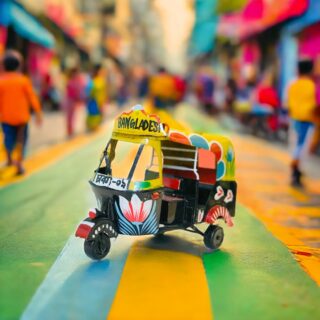 Metal Taxi Replica
