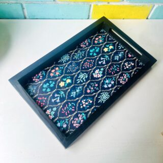 Turkish Design Wooden Black Tray