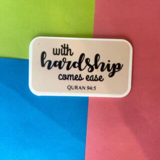 Hardship Acrylic Fridge Magnet