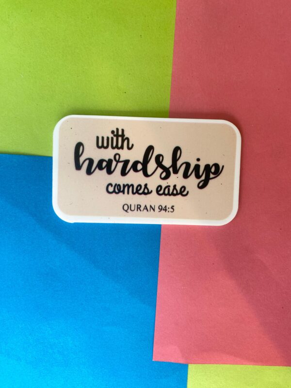 Hardship Acrylic Fridge Magnet