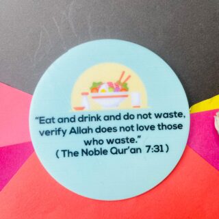 Eat and Drink Acrylic Fridge Magnet