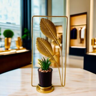 Metal Frame Planter