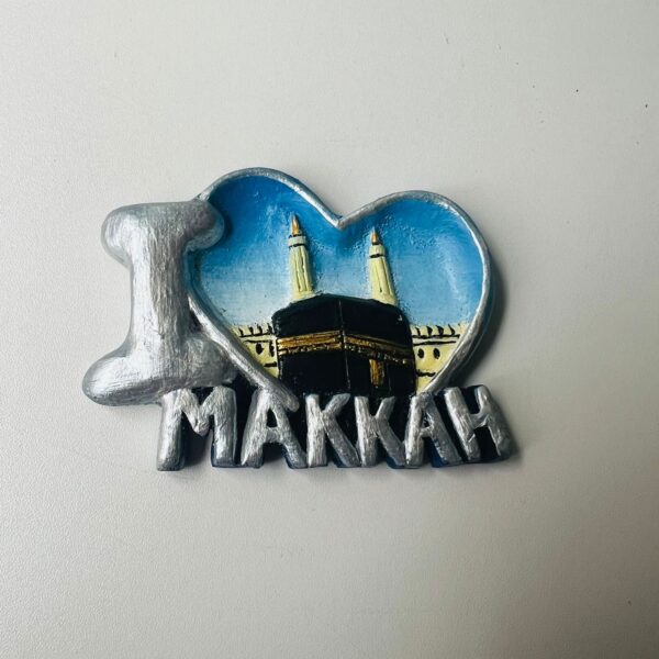I Love Madina Marble Stone Fridge Magnet