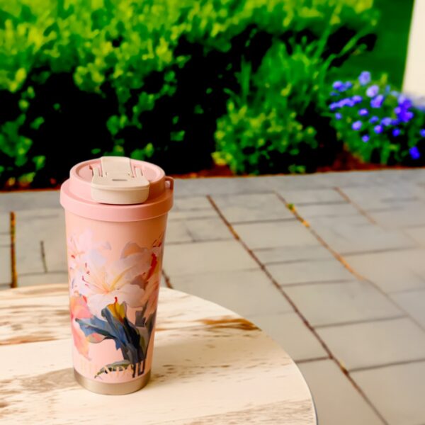 Floral Thematic Coffee Sipper - Image 3