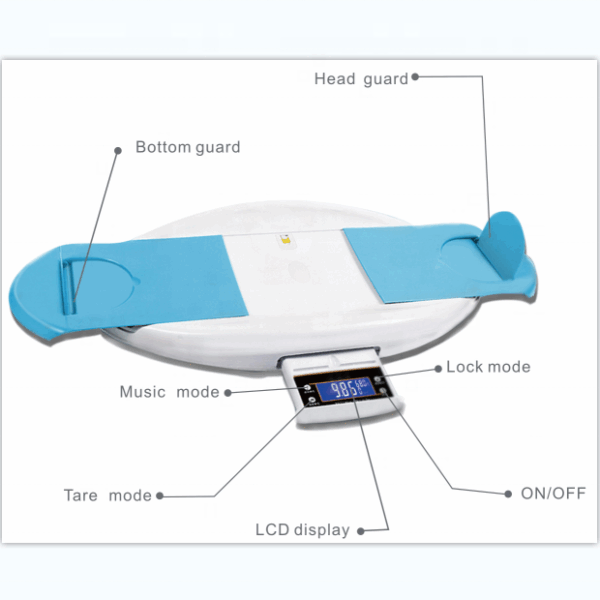 DBS-30H 30kg Electronic Digital Baby Weighing Scale with Music Player - Image 5