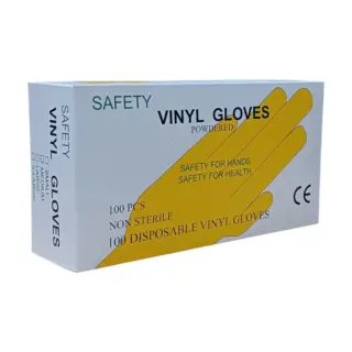 Safety Vinyl Gloves (Powdered)