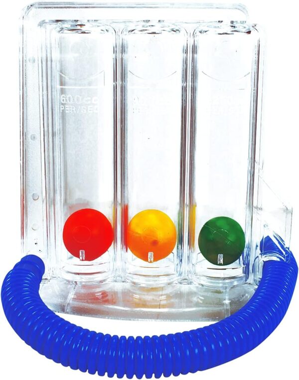 Spirometer 3 Ball Respiratory Exerciser - Image 3