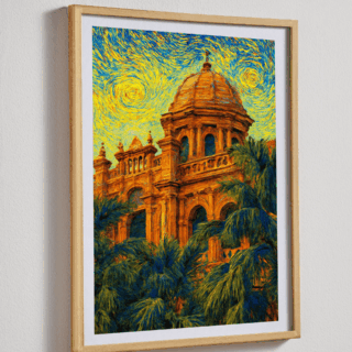 Ahsan Manzil Digital Painting