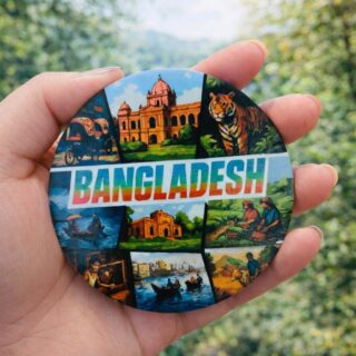 Bangladesh Theme Acrylic Fridge Magnet