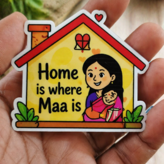 Maa Makes It Home Acrylic Fridge Magnet