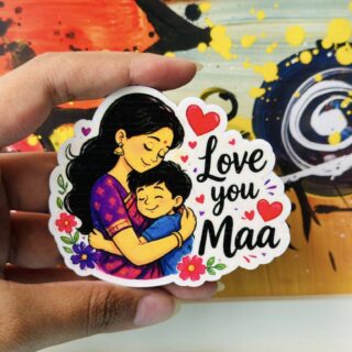 Love You Maa Acrylic Fridge Magnet