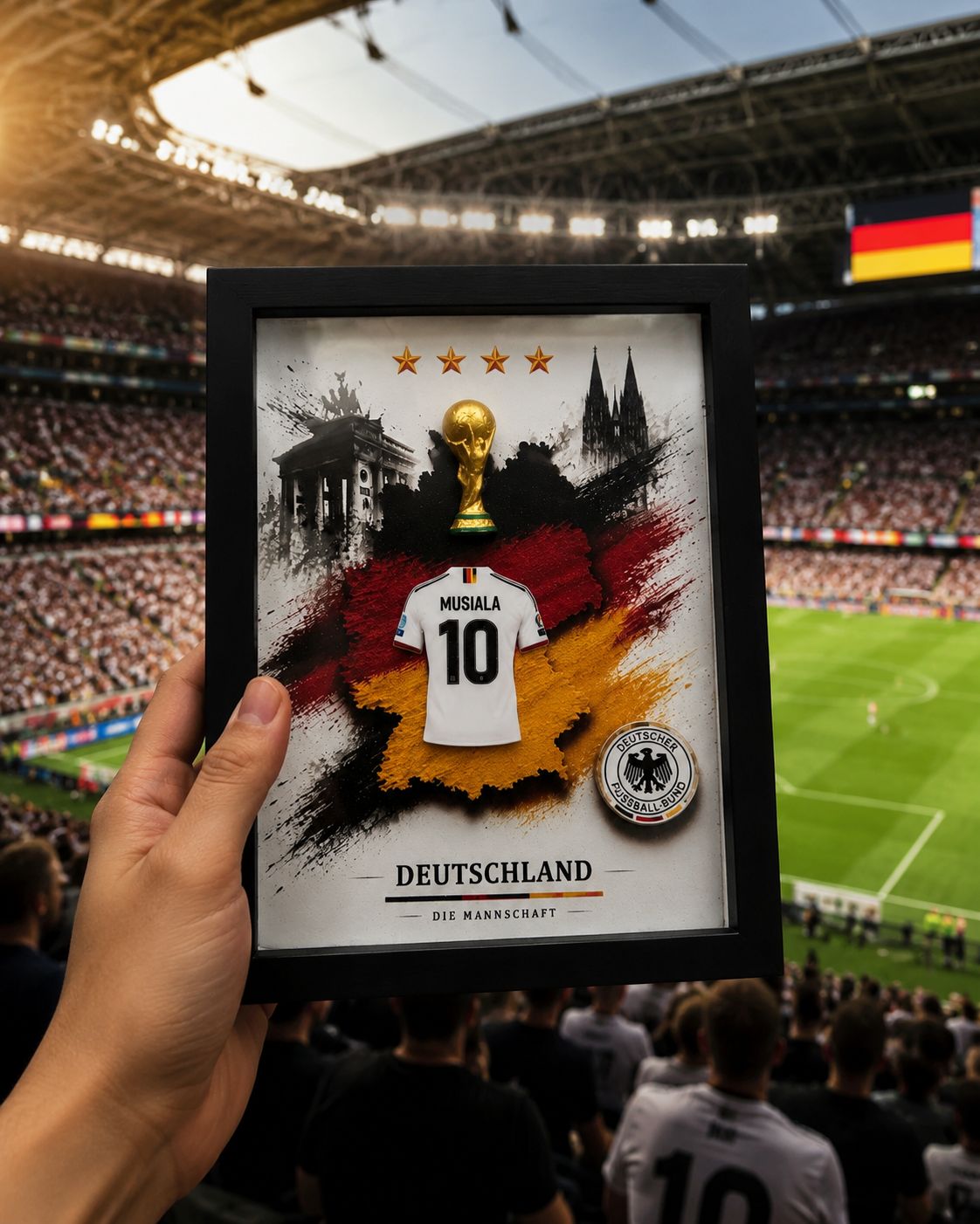 **Meta Description** Show your Germany football pride with a premium 3D Frame. Stylish, detailed, and perfect for fans, collectors, home décor, and unique gift ideas.