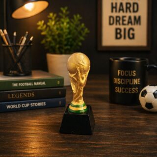 **Meta Description** World Cup Trophy Paper Weight – a stylish football-inspired desk accessory and collectible. Perfect for organizing papers, decorating desks, and gifting fans.