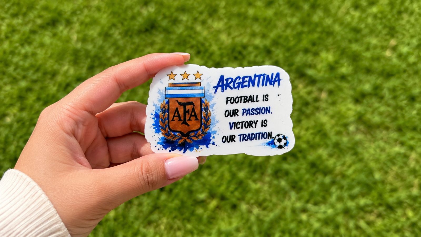 Celebrate Argentina and Lionel Messi with this premium fridge magnet. A perfect football souvenir, collectible gift, and decorative accessory for fans.