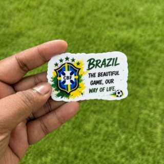 Show your love for Neymar and Brazil with this premium fridge magnet. A vibrant football souvenir and collectible gift for passionate fans and collectors.